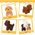Sosation 20 Pcs Mini Plush Stuffed Puppy Bulk Gift Toy for Kids, Soft Plush Dog for Goodie Bag Fillers