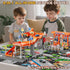 Playsets, 3-in-1 Playset, Playset, 1:64 1-3, Toy Cars Activity Drivers Gasstation, Car Wash, Car Restaurant Scale Toy