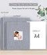 Popotop Photo Album, Self Adhesive with Picture Display Window, 40 Pages DIY Baby Memory Book for Wedding