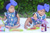 BapronBaby PBJ Pals Bapron - No Neck Tie Safer Bib for Baby & Toddler, Soft Waterproof, Machine Washable, Sz 6m-3T