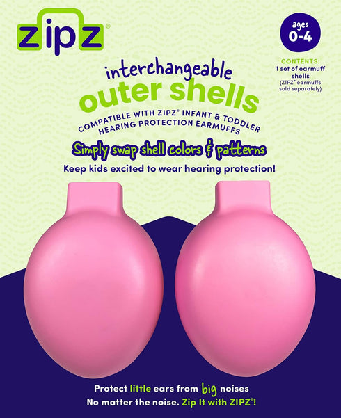 Customizable ZIPZ Magnetic Earmuffs for Kids - Noise Cancelling Covers Available