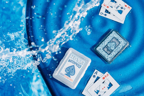 Hoyle Waterproof Playing Cards, Clear - 1 Deck