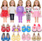 MSYO 18-Inch Doll Clothes & Accessories Kit: 5 Pre-Styled Outfit Sets +