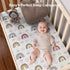 IOCCLH 2 Pack 28x52x8in(Polar Baby Crib Sheets for Boys and Girls Fit for Standard Crib Toddler Mattress Breathable