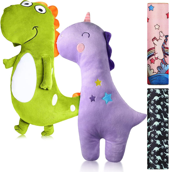 Tuanse 4 Pack Car Seat Belt Covers for Kids Seatbelt Pillow Unicorn