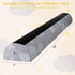 Kohentact Bed Rail Bumpers for Toddlers - Foam Bed Bumper Guard with Dual Non-Slip Pads - Waterproof Washable Soft