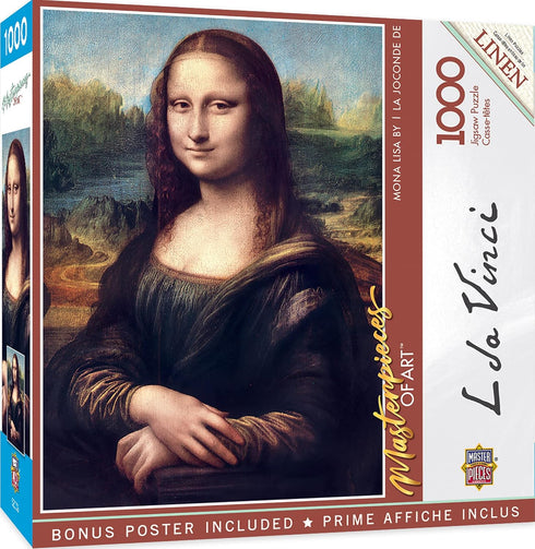 "MasterPieces 1000 Piece Jigsaw Puzzle for Adults - Mona Lisa - 19.25"x26.75""