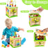 Wooden 7-in-1 Activity Cube, Montessori Toys for 1 2 3 Year Old Toddlers, Educational Developmental Toys