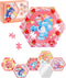 Care Bears by PieceRelax 5-Pack Hexagon Wall Tile Puzzle Set 56 Plastic