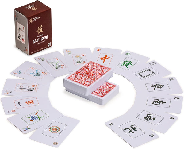 Yellow Mountain Imports Mahjong Playing Cards - 144 Card Set - Chinese Traditional