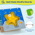 Multi-Sensory Mindful Maze Boards - Textured Sensory Calming Toys for Kids, Finger Path Breathing Board