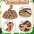 80" Snake Stuffed Animal Plush, Realistic Curling Giant Snake Plush Toys for Kids Zoologist Halloween Costume, Lifelike Boa Constrictor Stuff Snake Soft Plushies Toy Gifts for Kids Birthday Prank Prop