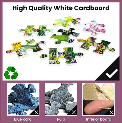 WSCXSC 500 500 20.5x15IN Jigsaw Puzzles Pieces for Adults,Spring Puzzles Pieces Adult Puzzles Games Family Challenging