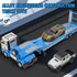 VijiSuki Set Die-cast Semi Truck Toys w/Semi Truck, Pickup, Racing Car, Alloy Engineering Transport Vehicles Toys