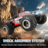 1:18 2WD 20Km/h BEZGAR Remote Control Monster Truck, Scale All Terrain RC Truck, Monster Truck Toys with Light, RC
