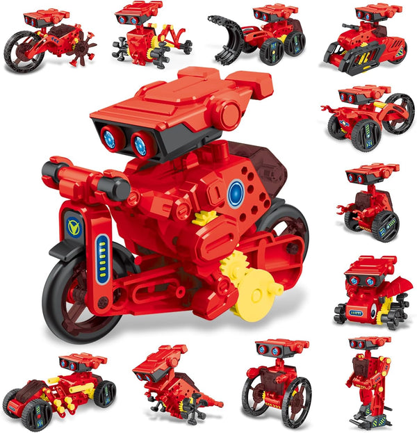 Jiakora STEM 12-in-1 Education Robots Toys for Boys Age 8-12, DIY Educational