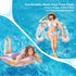 ANNIL3 Pack Swimming Summer Adult Inflatable Pool Floats Chair, Water Leisure Inflatable Floating Chair,Drink Holder