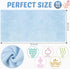 50 Pack 20''x10'' Newwiee Baby Burp Cloths Absorbent Burping Cloths for Girl Boy Large Baby Rags Towels for Newborn