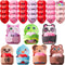 JOYIN 28 Packs Heart Stress Ball with Valentine Cards Heart Shape squishy