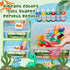 Magic Water Elf Toy Kit - Aqua Fairy Water Gel Kit with 20 Magic Gels & 10 Dinosaur Molds, DIY STEM Kits for Kids