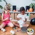 ABenkle 2 Pack Small Cotton Rope Woven Baskets, Cute Mini Storage Baskets for Nursery, Living Room & Montessori Shelf