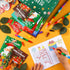 24 24 BenLouis Christmas Mini Coloring Books Kids with Stacking Crayons Xmas Theme Party Favors Activity Books Bulk