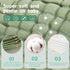 Fhealkid Sets 100% 10 Pack 20" 10",6-Layer Muslin Burp Cloths Newborn Baby Boy Essentials Must Haves Cotton X Baby Bibs