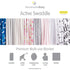 2 Pack 47 47-inch BreathableBaby Active Swaddle Blanket & Wrap Narwhal and Gold Dots, Lightweight Premium Activewear