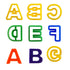 Kare & Kind Set 32pcs of Smart Dough Tools Kit with Models and Molds (Capital Letters)