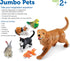 6 2+ Learning Resources Jumbo Domestic Pets - Pieces, Ages Preschool Pet Toys, Classroom Desk Pets, Preschool Learning