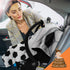 Lightweight Double Layer Car Seat Canopy with Soccer Pattern