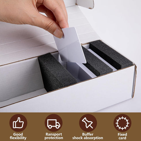 30 Pcs Card Dividers Foam - 40D High Elasticity Sponge Trading Card Separators for Storage Boxes