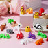 28 3D JOYIN Pcs Printed Mini Animals with Valentine Greeting Cards, Animals Articulated Flexible Fidget Toys for Kids