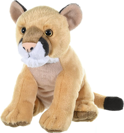 Wild Republic Cuddlekins Mountain Lion Plush, Stuffed Animal, 12 Inches - Gifts for Kids
