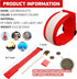 8 PCS LED Glow Bracelets, Light Up Wristbands - Glow in The Dark Party Bracelets Favors Supplies for Christmas, Concerts, Festivals, Game Prizes, Sports, Rave Accessories.