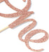 One Cake Topper - 1st Birthday Number One Cake Decorating, First Anniversary Party Decor Rose Gold Glitter