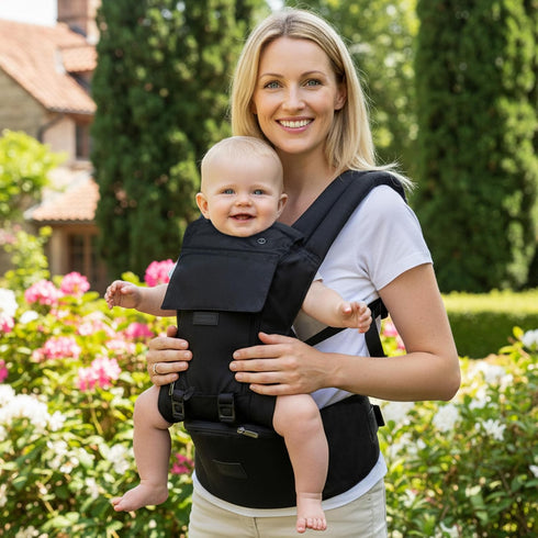 6-in-1 Baby Carrier Newborn to Toddler,Hip Seat,Adjustable Detachable Infanti Carrier,for All Seasons