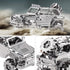Piececool 3D Metal Puzzle SUV Car Model Kits, 157 Pcs Building Kit, Brain Teaser DIY Craft Toys for Teens, Men, Women.