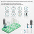 Set 16 Set Portable Baby Bottle Brush with Multiple Brushes,Soap Dispenser, Foldable Bottle Drying Rack for Bottles