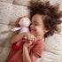 HABA Soft Baby Doll Roya - 10" Rag Doll with Red Pigtails, Pink Dress, Machine Washable, Ideal for 2 Year Old Girls