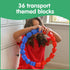Set 36 18m+ edxeducation Learning Advantage Transportation Linking Blocks - of - - Connecting Blocks for Toddlers