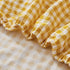 Infant,100% Brandream Baby Girl Crib Sheet Yellow Plaid Fitted Sheet Breathable Soft Standard Size Crib Mattress Sheet