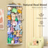 Stuffed Animal Storage Wood Corner Plush Toys Holder with Star Pattern, Length Adjustable Large Hanging Stuffed Animal