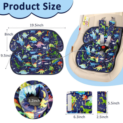 Piddle Pads Carseat, Soft and Warm Car Seat Protector, Washable Toddler Car Seat Protector for Potty Training