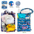 2pcs FLOCK THREE Wet Dry Bag Waterproof Tote Reusable Wet Clothes Baby Diapers Stroller Swimsuit Travel Small Larger