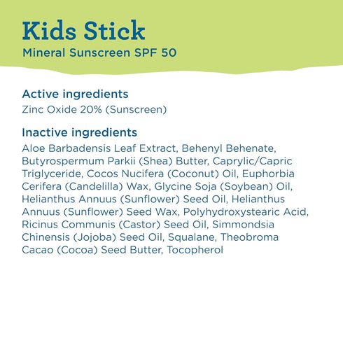 BLUE LIZARD Mineral Sunscreen Stick with Zinc Oxide SPF 50+ - Water Resistant UVA/UVB Protection, Easy to Apply, 0.5 oz