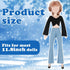 Bencailor 6 Pcs Doll Clothes for 11.8 Inch Doll, Summer Tops, Swimwear, and Winter Coat Doll Outfit