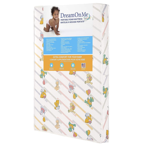 Dream On Me 3 Ultra-Lite Playmat/Reinforced Waterproof Cover/Proudly Made in The USA/Greenguard