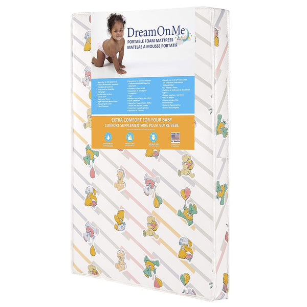 Dream On Me 3 Ultra-Lite Playmat/Reinforced Waterproof Cover/Proudly Made in The USA/Greenguard