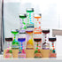 FKYTION Pack 10 (10 Pack, Liquid Motion Bubbler Timer of Great Desktop Colorful Hourglass Liquid Bubbler Small Calming